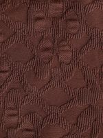 Dark Coffee Contrast Jacquard Bikini Bottom - Image 8
