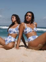 Ruched Cutout Floral Bikini Top - Image 6