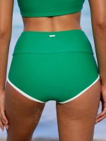 Green Contrast High-Waist Surf Bottom - Image 2