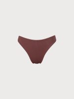 Brown Low Waisted Bikini Bottom - Image 8