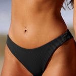 Black Low Waisted Bikini Bottom