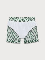 Boys' Green Geometric Swim Shorts - Image 4