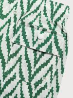 Boys' Green Geometric Swim Shorts - Image 7