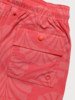 Boys' Red Floral Swim Shorts - Image 7