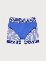 Boys' Navy Geometric Swim Shorts - Image 4
