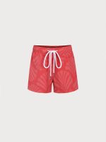 Boys' Red Floral Swim Shorts