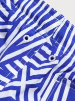 Boys' Navy Geometric Swim Shorts - Image 5