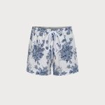Boys' Blue Floral Swim Shorts
