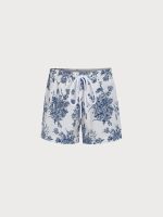 Boys' Blue Floral Swim Shorts