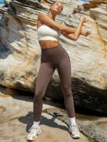 Coffee High Waisted Leggings 24” - Image 4