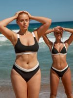 Contrast Trim Bikini Top - Image 11