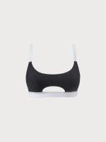 Contrast Trim Plus Size Bikini Top - Image 6