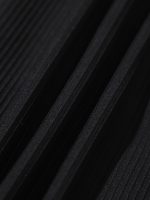 Black Contrast Trim Plus Size Bikini Top - Image 9