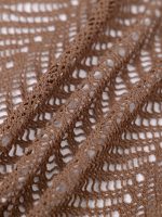 Brown Crochet Cover-Up Skirt - Image 8