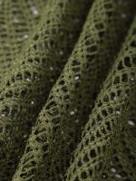 Army Green Crochet Cover-Up Skirt - Image 7