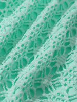 Cyan V-Cut Mesh Bikini Bottom - Image 7