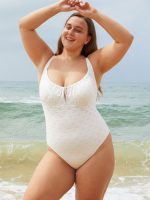Floral Cutout One-Piece Swimsuit - Image 5