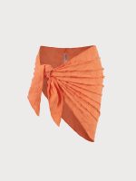 Floral Jacquard Cover-Up Skirt - Image 4