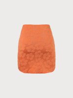 Floral Jacquard Cover-Up Skirt - Image 7