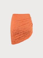 Floral Jacquard Cover-Up Skirt - Image 5