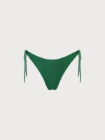 Geometric Textured Tie Bikini Bottom - Image 5