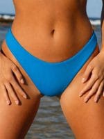 Blue Reversible Bikini Bottom - Image 4