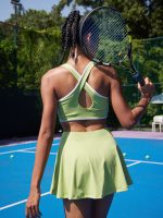 Light Green Cut-Out Dress - Image 6