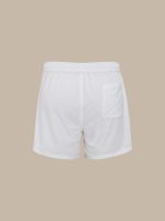 White 7" Men's Swim Trunks - Image 3