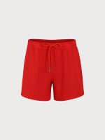 Men's Red Wave 5" Swim Trunks
