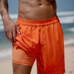 Hapnix® - The Orange Men's 7" Swim Trunks