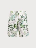 Hapnix® - Men's 7" Green Print Swim Trunks - Image 10