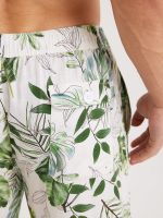 Hapnix® - Men's 7" Green Print Swim Trunks - Image 4