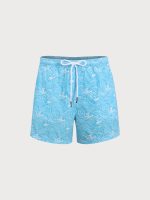 Hapnix® - Men's Blue Woven Swim Shorts