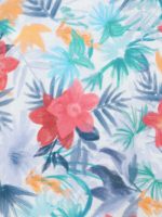 Vibrant Floral 7" Men's Swim Trunks - Image 6