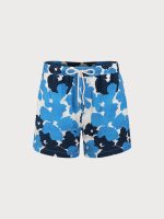 Hapnix® - Men's Blue Print 5" Swim Trunks - Image 7