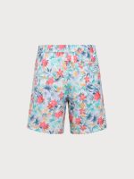 Vibrant Floral 7" Men's Swim Trunks - Image 3