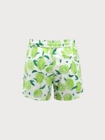 Hapnix® - Men's Fruit Print 5" Swim Trunks - Image 6