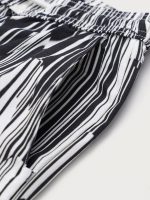 Hapnix® - Men's Black Stripes 5" Swim Trunks - Image 9