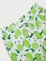 Hapnix® - Men's Fruit Print 5" Swim Trunks - Image 8
