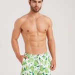 Hapnix® - Men's Fruit Print 5" Swim Trunks