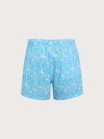 Hapnix® - Men's Blue Woven Swim Shorts - Image 2
