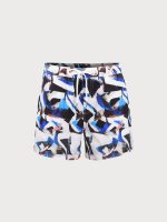 Hapnix® - Abyssal Rapids- The Blue Men's 5" Swim Trunks - Image 9