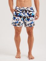 Hapnix® - Abyssal Rapids- The Blue Men's 5" Swim Trunks