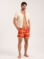 Hapnix® - Men's Orange 5" Swim Trunks - Image 6