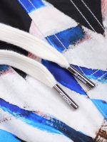 Hapnix® - Abyssal Rapids- The Blue Men's 5" Swim Trunks - Image 13