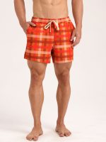 Hapnix® - Men's Orange 5" Swim Trunks