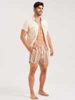 Hapnix® - Men's Stripe 5" Swim Trunks - Image 5