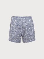 Hapnix® - Men's Blue Wave Print 5" Swim Trunks - Image 8