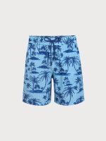 Blue Tree Beach Men's 7" Swimming Trunks