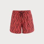 The Wine Red Beach Men's 5" Swimming Trunks